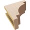 Ekena Millwork 4"W x 8"D x 8"H Classic Mediterranean Rough Cedar Woodgrain TimberThane Corbel, Primed Tan CORUR04X08X08MEDRCPR - alternate 4
